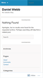 Mobile Screenshot of danielwebb.wordpress.com