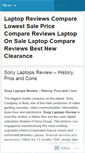 Mobile Screenshot of laptopreviewscompare.wordpress.com