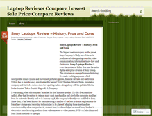 Tablet Screenshot of laptopreviewscompare.wordpress.com