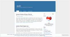 Desktop Screenshot of decib.wordpress.com