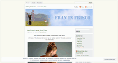 Desktop Screenshot of franinfrisco.wordpress.com