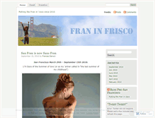 Tablet Screenshot of franinfrisco.wordpress.com