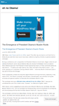Mobile Screenshot of ohnobama.wordpress.com