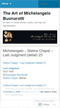 Mobile Screenshot of michelangelobuonarotti.wordpress.com