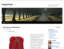 Tablet Screenshot of coppercafe.wordpress.com