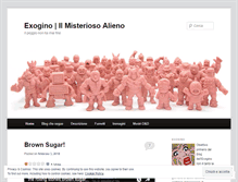 Tablet Screenshot of exogino.wordpress.com