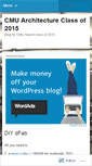 Mobile Screenshot of cmuarch2015.wordpress.com