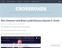 Tablet Screenshot of cwcrossroads.wordpress.com