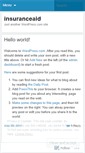 Mobile Screenshot of insuranceaid.wordpress.com