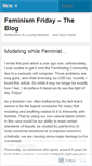 Mobile Screenshot of feminismfriday.wordpress.com