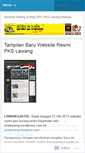 Mobile Screenshot of pkslawang.wordpress.com