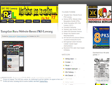 Tablet Screenshot of pkslawang.wordpress.com