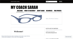 Desktop Screenshot of mycoachsarah.wordpress.com