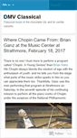 Mobile Screenshot of dmvclassical.wordpress.com