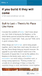 Mobile Screenshot of ifyoubuildittheywillcome.wordpress.com