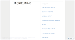 Desktop Screenshot of jackielimmb.wordpress.com