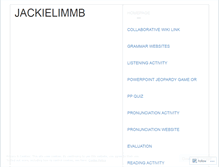 Tablet Screenshot of jackielimmb.wordpress.com