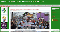 Desktop Screenshot of distritoaltovaleplanalto.wordpress.com