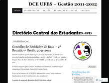 Tablet Screenshot of dceufes.wordpress.com