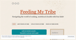 Desktop Screenshot of feedingmytribe.wordpress.com