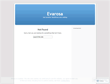 Tablet Screenshot of evarosa.wordpress.com