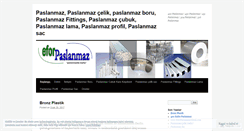 Desktop Screenshot of paslanmazsac.wordpress.com