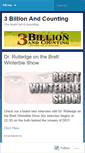 Mobile Screenshot of 3billionandcounting.wordpress.com