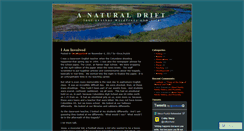 Desktop Screenshot of anaturaldrift.wordpress.com