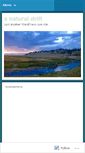 Mobile Screenshot of anaturaldrift.wordpress.com