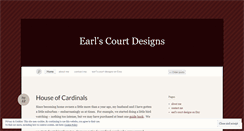 Desktop Screenshot of earlscourtdesigns.wordpress.com