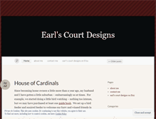 Tablet Screenshot of earlscourtdesigns.wordpress.com