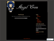 Tablet Screenshot of angelcross.wordpress.com