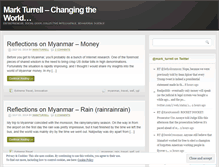 Tablet Screenshot of markturrell.wordpress.com