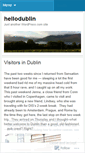 Mobile Screenshot of hellodublin.wordpress.com