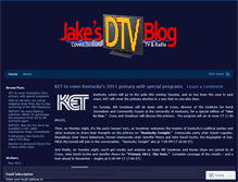 Tablet Screenshot of jakesdtvblog.wordpress.com