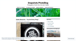 Desktop Screenshot of dublinsnapshots.wordpress.com