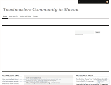 Tablet Screenshot of macautoast.wordpress.com