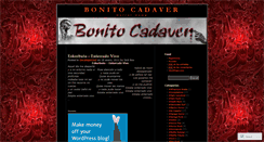 Desktop Screenshot of bonitocadaver.wordpress.com