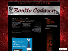 Tablet Screenshot of bonitocadaver.wordpress.com