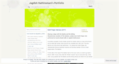 Desktop Screenshot of jagdishhathiramani.wordpress.com