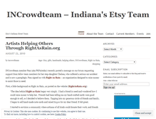 Tablet Screenshot of incrowdteam.wordpress.com