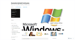 Desktop Screenshot of dannyatmichigan.wordpress.com