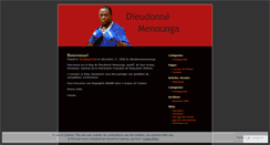 Desktop Screenshot of dieudonnemenounga.wordpress.com
