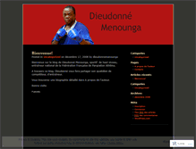 Tablet Screenshot of dieudonnemenounga.wordpress.com