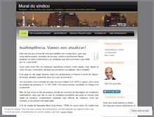 Tablet Screenshot of muraldosindico.wordpress.com