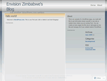 Tablet Screenshot of envisionzimbabwe.wordpress.com