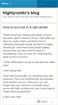 Mobile Screenshot of highlyrantic.wordpress.com