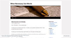 Desktop Screenshot of mattfaley.wordpress.com