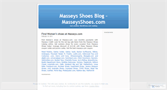Desktop Screenshot of masseysshoes.wordpress.com
