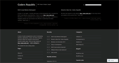 Desktop Screenshot of codersph.wordpress.com